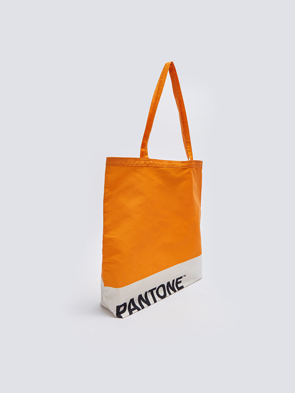 Turuncu Baskılı Kadın Plaj Çantası-3