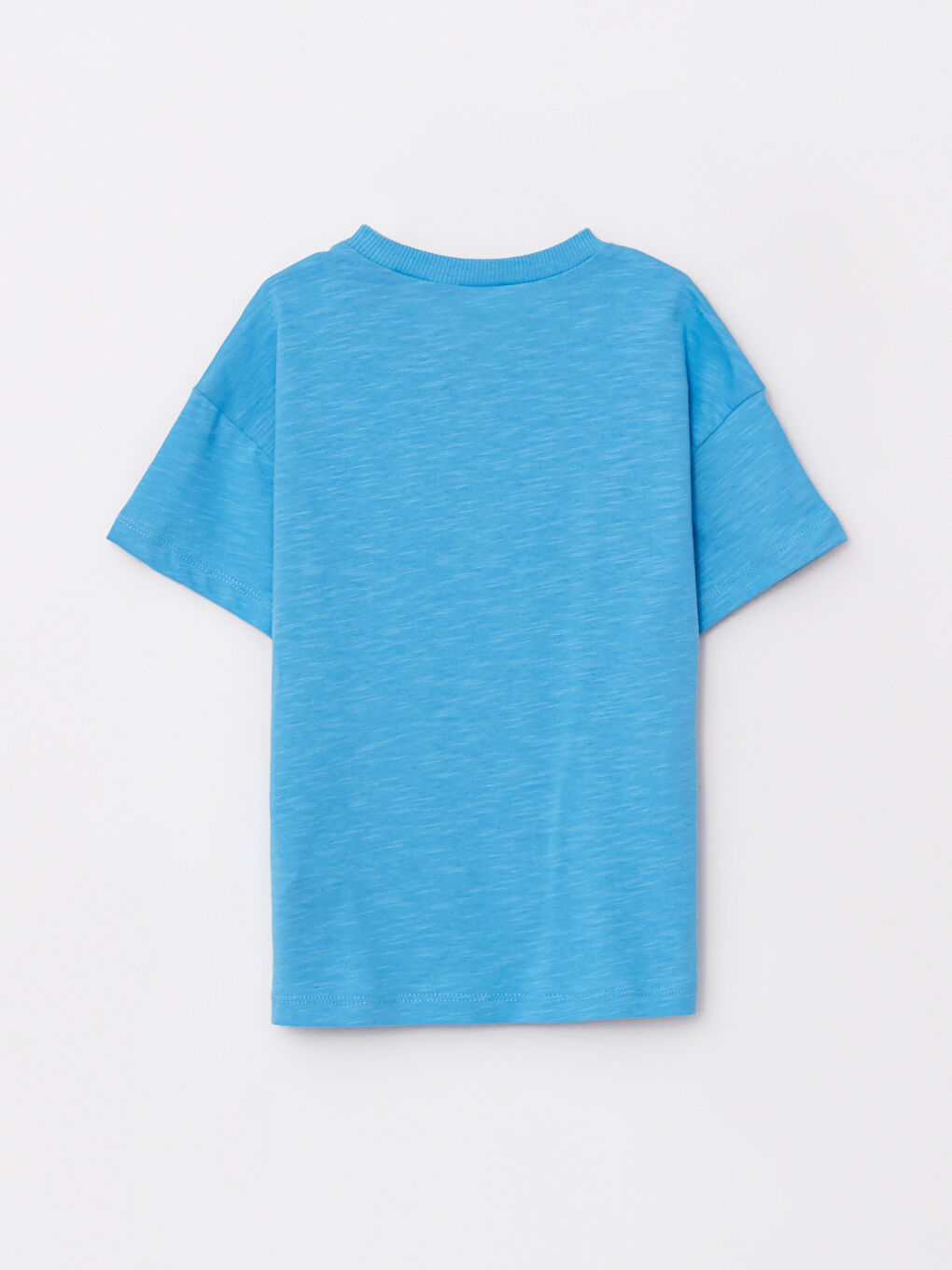 Mavi Bisiklet Yaka Kısa Kollu Erkek Bebek Tişört-1