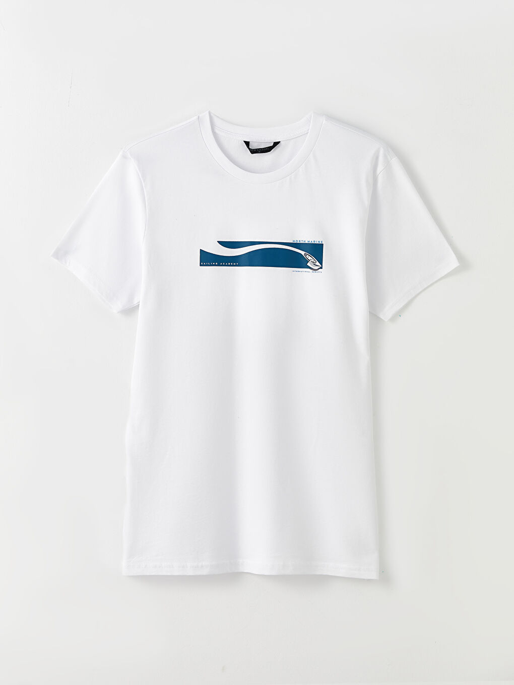 Crew Neck Short Sleeve Printed Combed Cotton Men's T-shirt-6