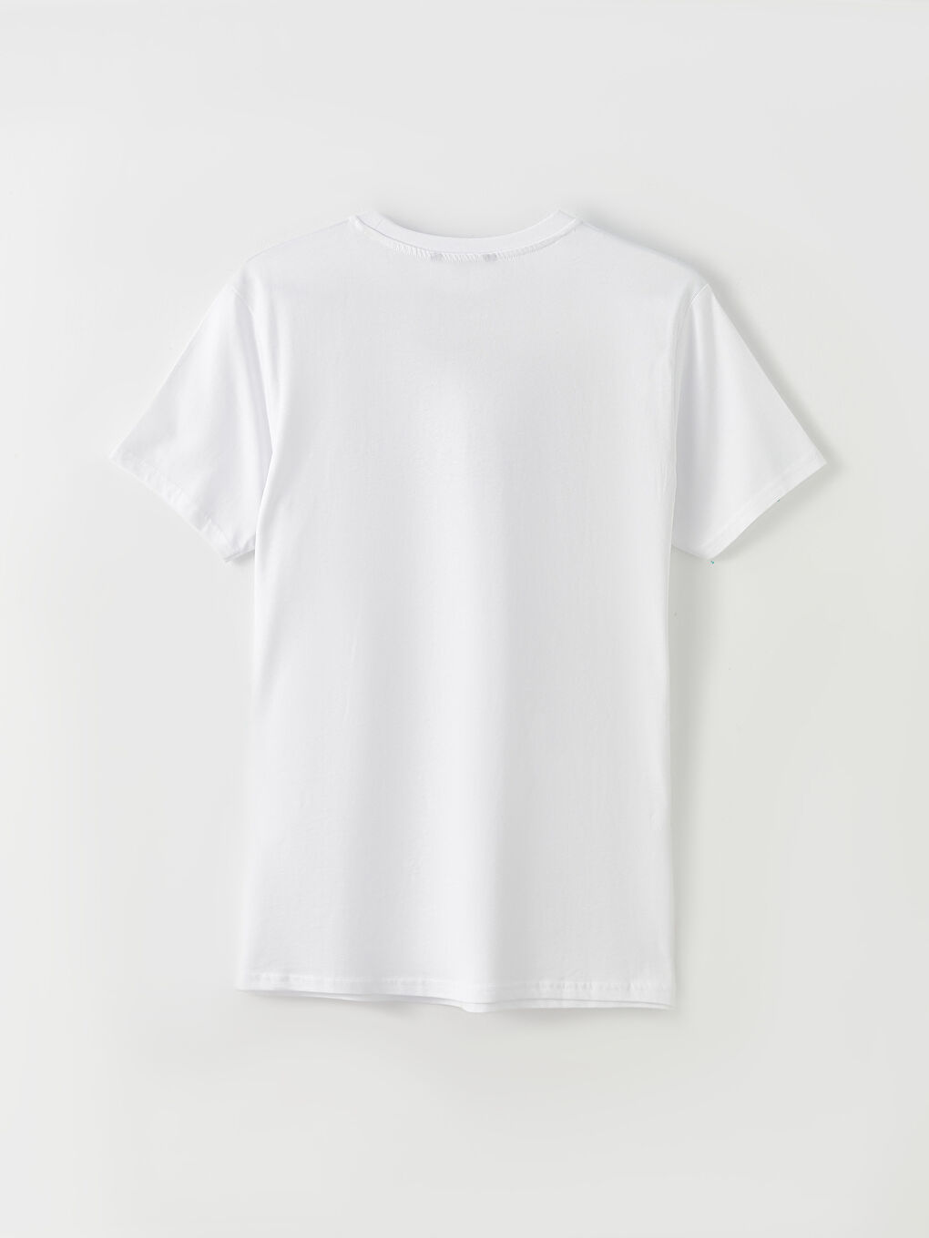 Crew Neck Short Sleeve Printed Combed Cotton Men's T-shirt-7