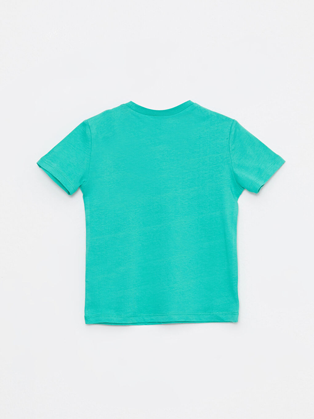 Crew Neck Short Sleeve Printed Baby Boys' T-Shirt-1