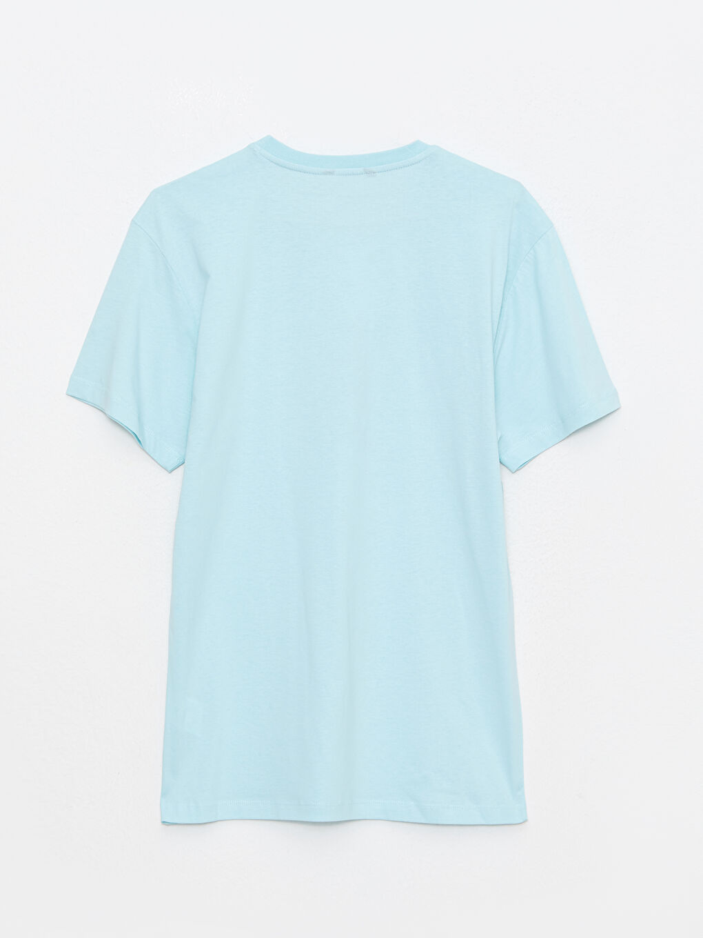 Mavi Bisiklet Yaka Kısa Kollu Baskılı Penye Erkek Tişört-7