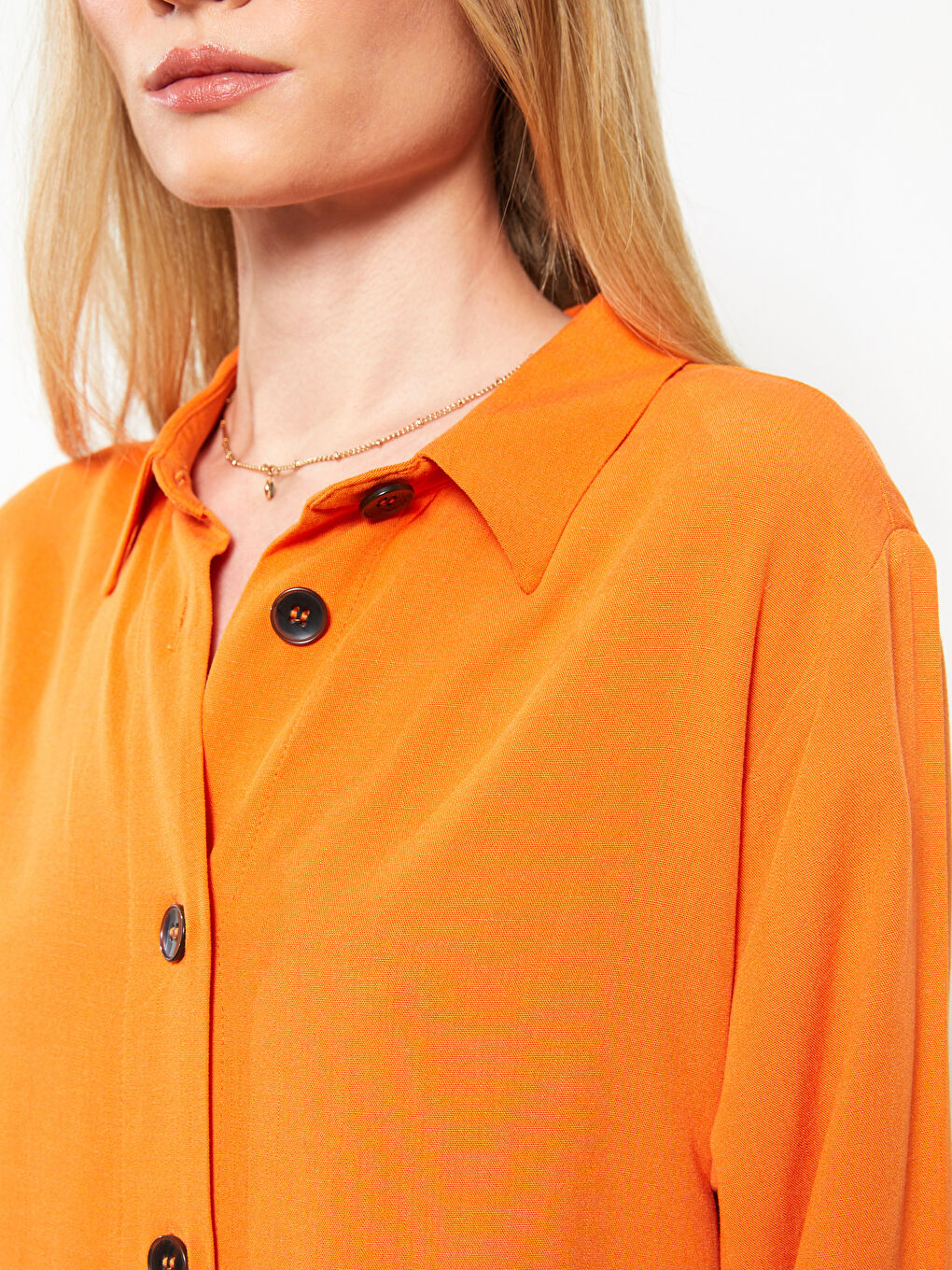 LC Waikiki Plain Long Sleeve Women's Shirt Tunic -S2MP01Z8-GDJ