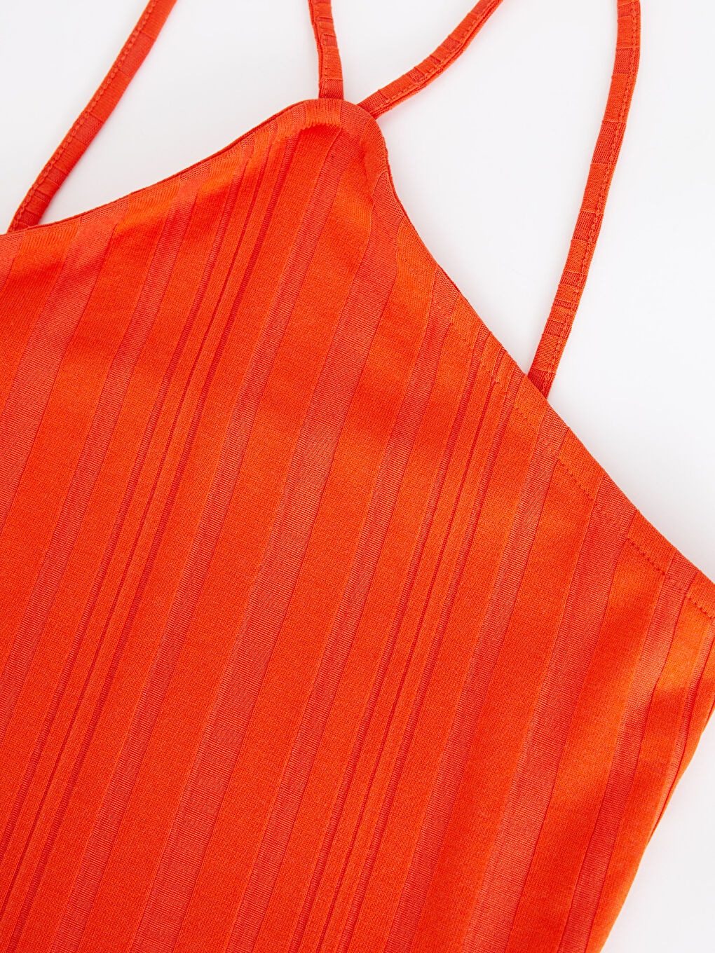 LCW Vision Halter Neck Straight Strap Women's Snap Fastener Body -S2MP36Z8-GH0