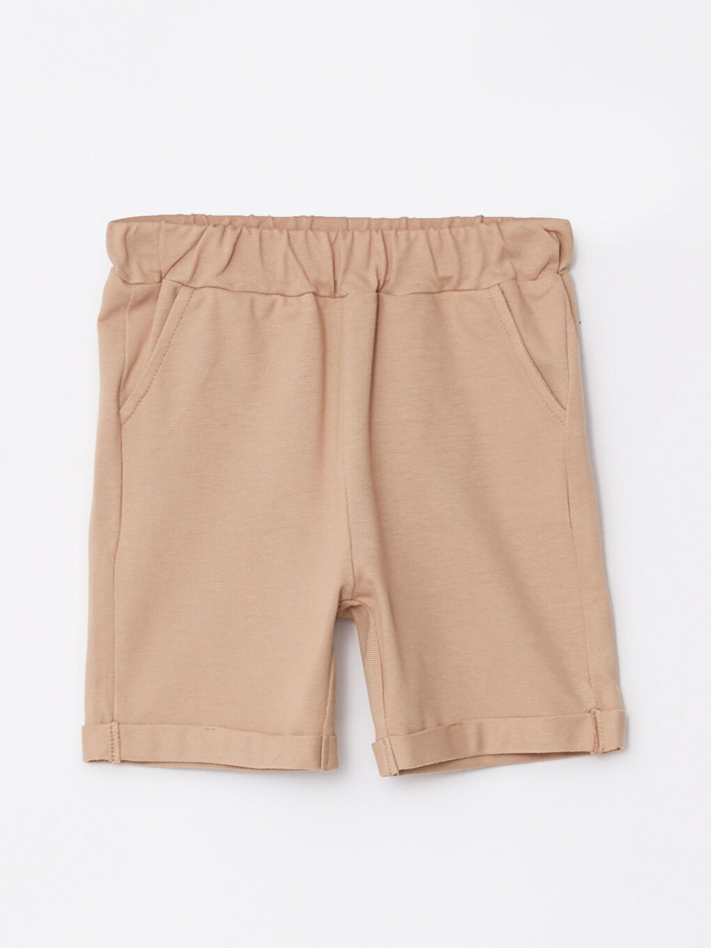 Polo Neck Short Sleeve Printed Cotton Baby Boy T-Shirt and Shorts 2-Piece Set -S2MP40Z1-LQB