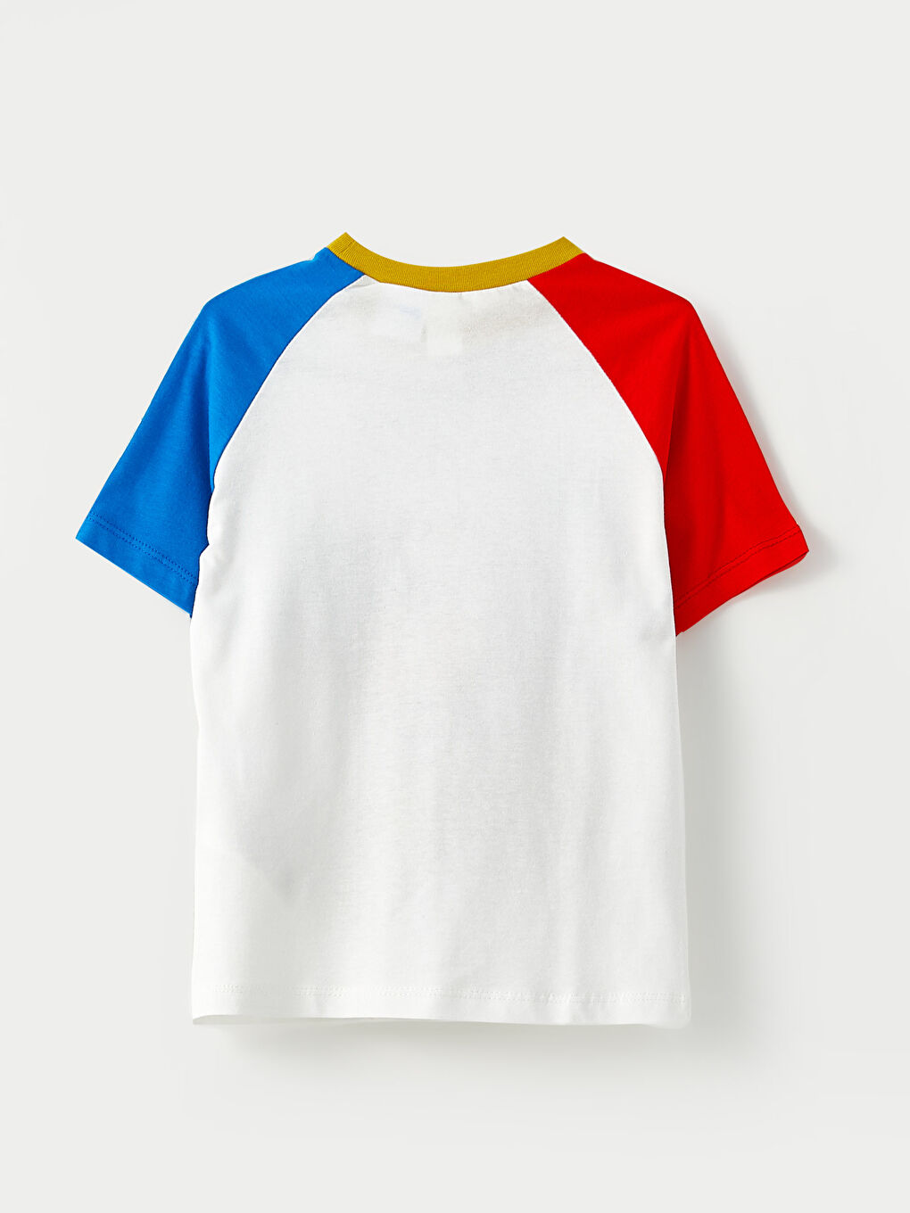 Crew Neck Short Sleeve Mickey Mouse Printed Cotton Baby Boy T-Shirt-4