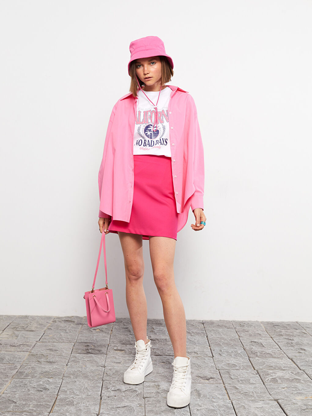 Cămașă din Bumbac cu Nasturi, Mânecă Lungă, Regular pentru Femei-1