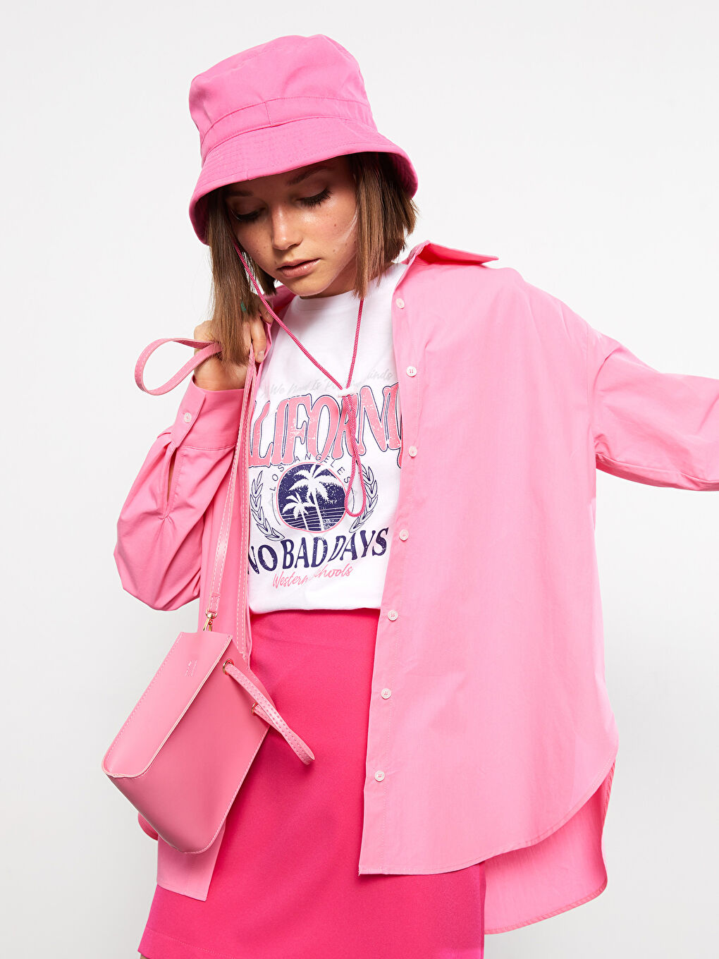 Cămașă din Bumbac cu Nasturi, Mânecă Lungă, Regular pentru Femei-3