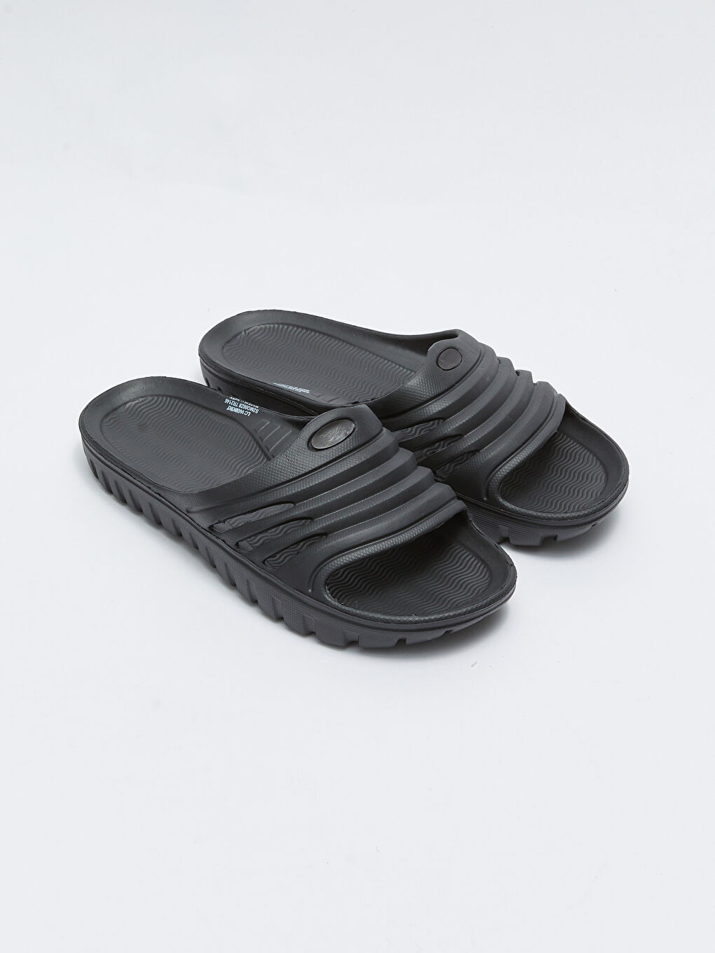 Siyah Tek Bantlı Erkek Terlik