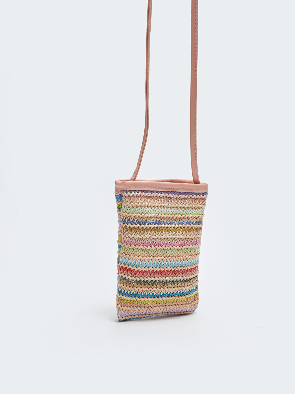 Жолақты сабан қыз телефон сөмке-1