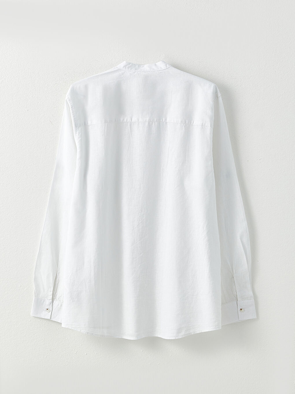 قميص رجالي كم طويل بقصة عادية-6