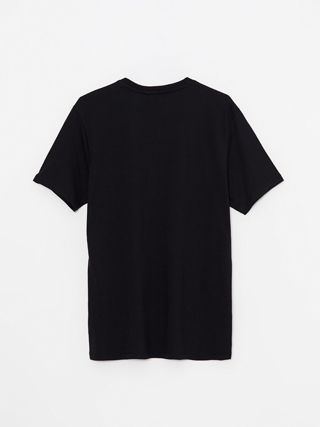 Crew Neck Short Sleeve Printed Combed Cotton Men's T-shirt-5