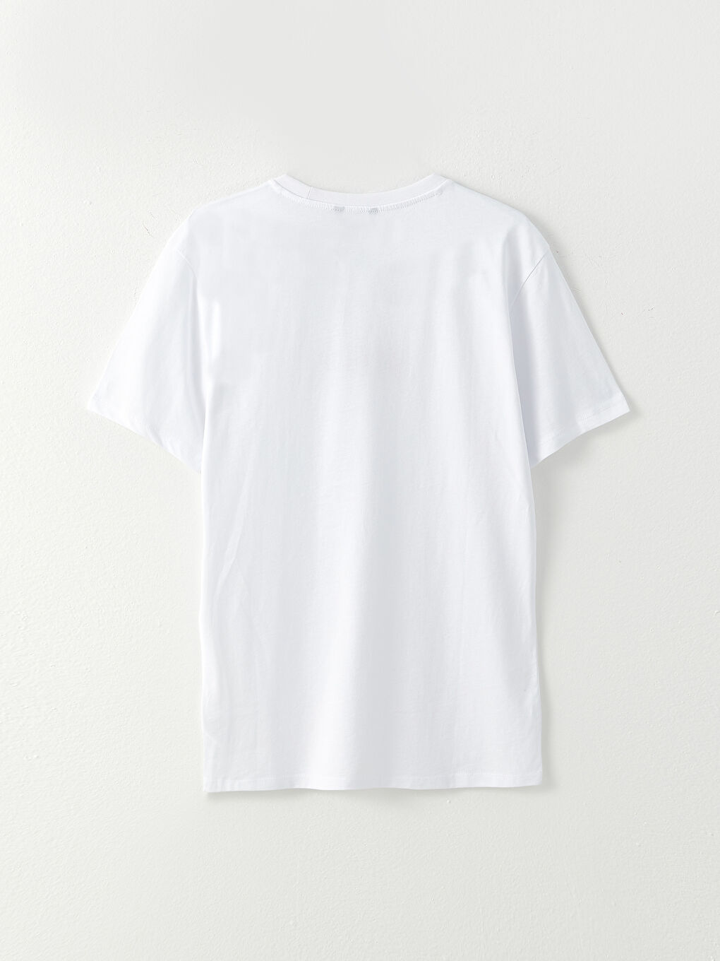 Crew Neck Short Sleeve Printed Combed Cotton Men's T-shirt-6