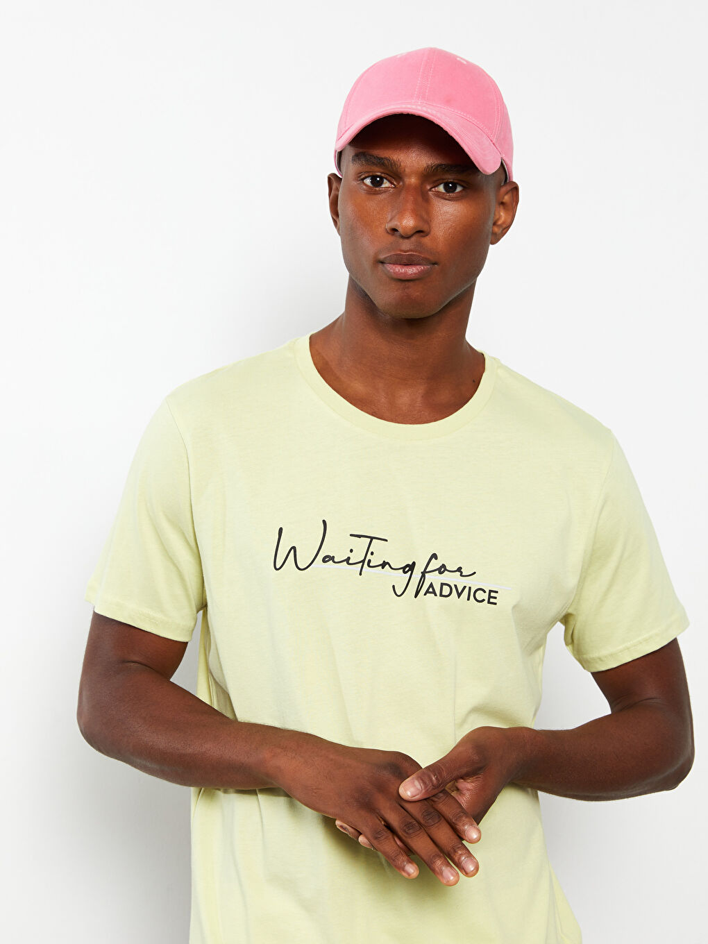 Crew Neck Short Sleeve Printed Combed Cotton Men's T-shirt-2