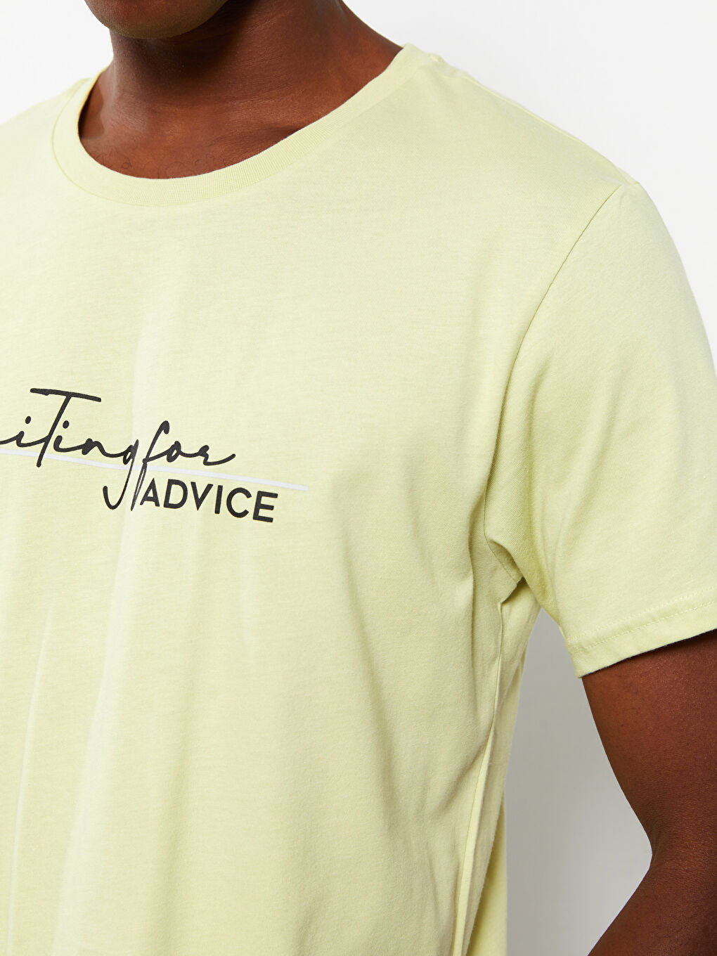 Crew Neck Short Sleeve Printed Combed Cotton Men's T-shirt-3