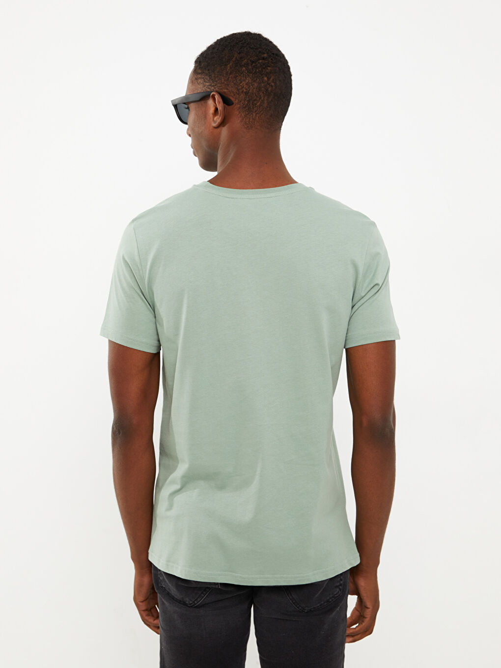 Crew Neck Short Sleeve Printed Men's T-Shirt-3