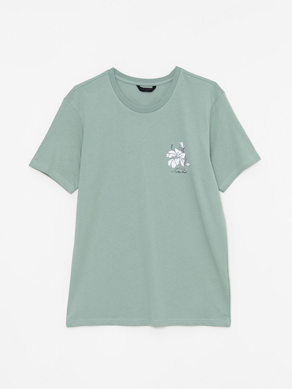 Crew Neck Short Sleeve Printed Men's T-Shirt-4