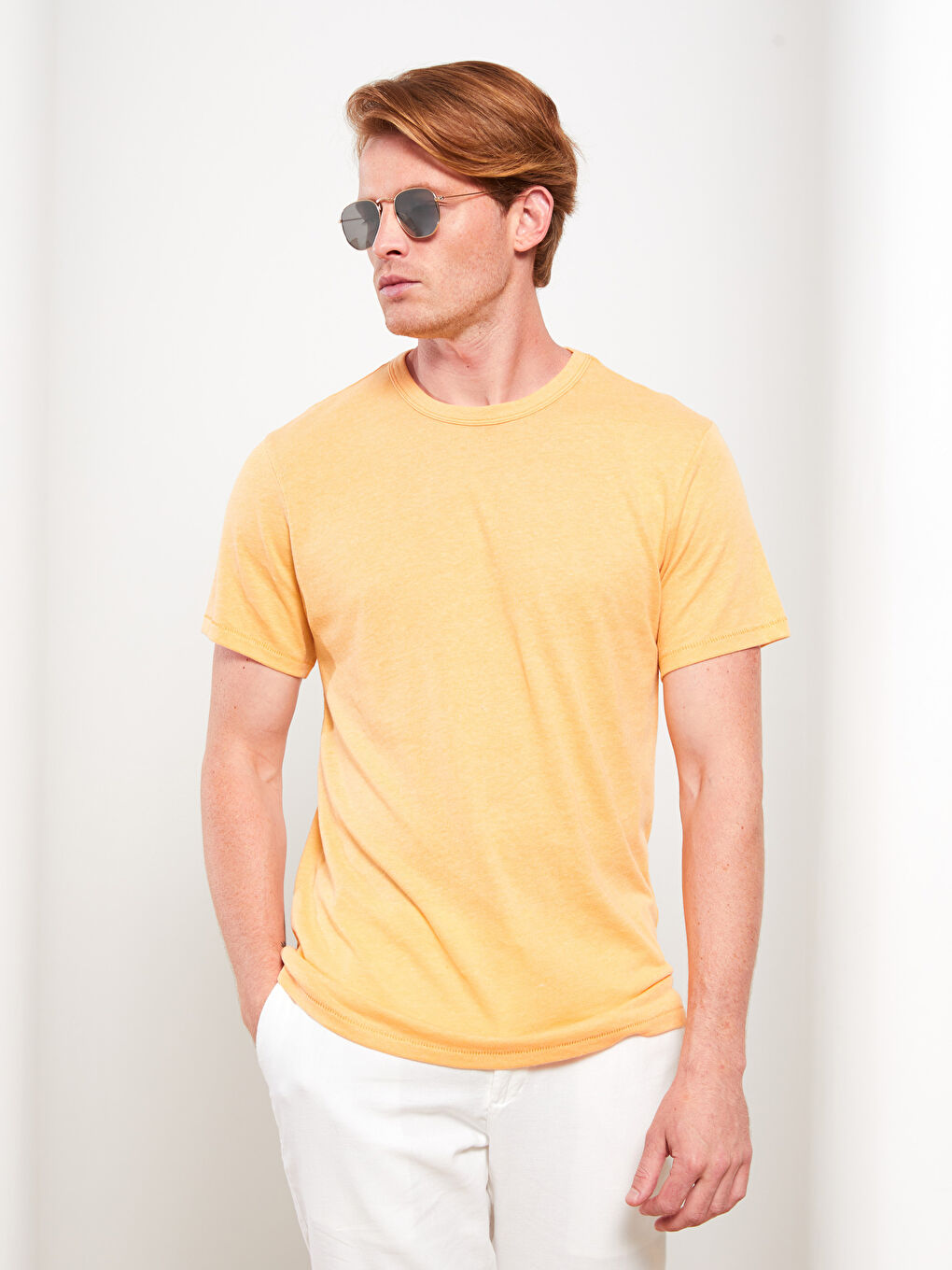 Crew Neck Short Sleeve Men's T-Shirt