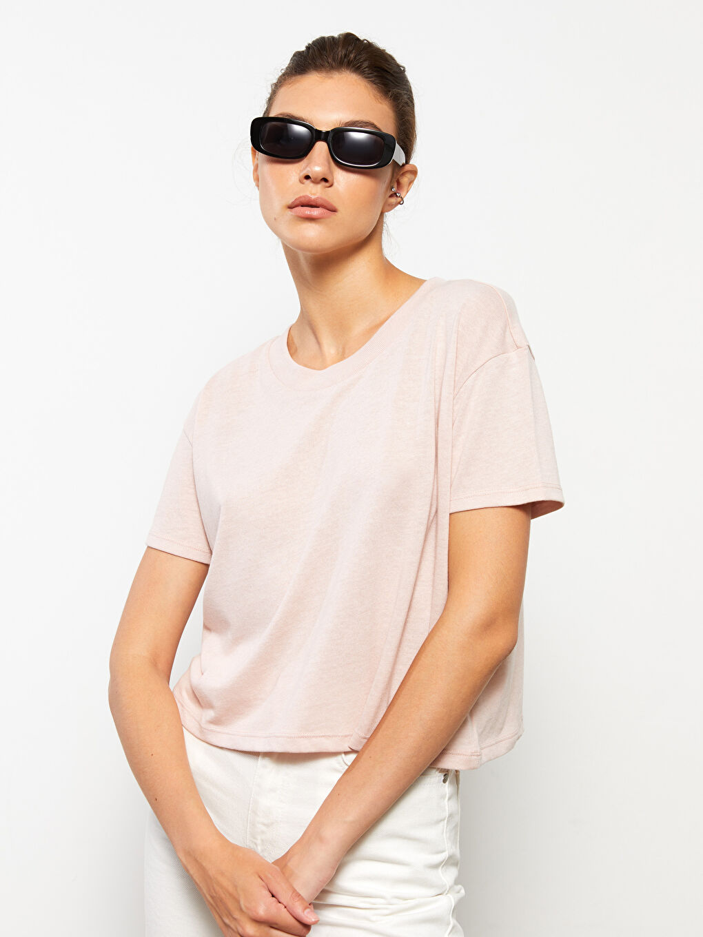 U Neck Women's T-Shirt-1