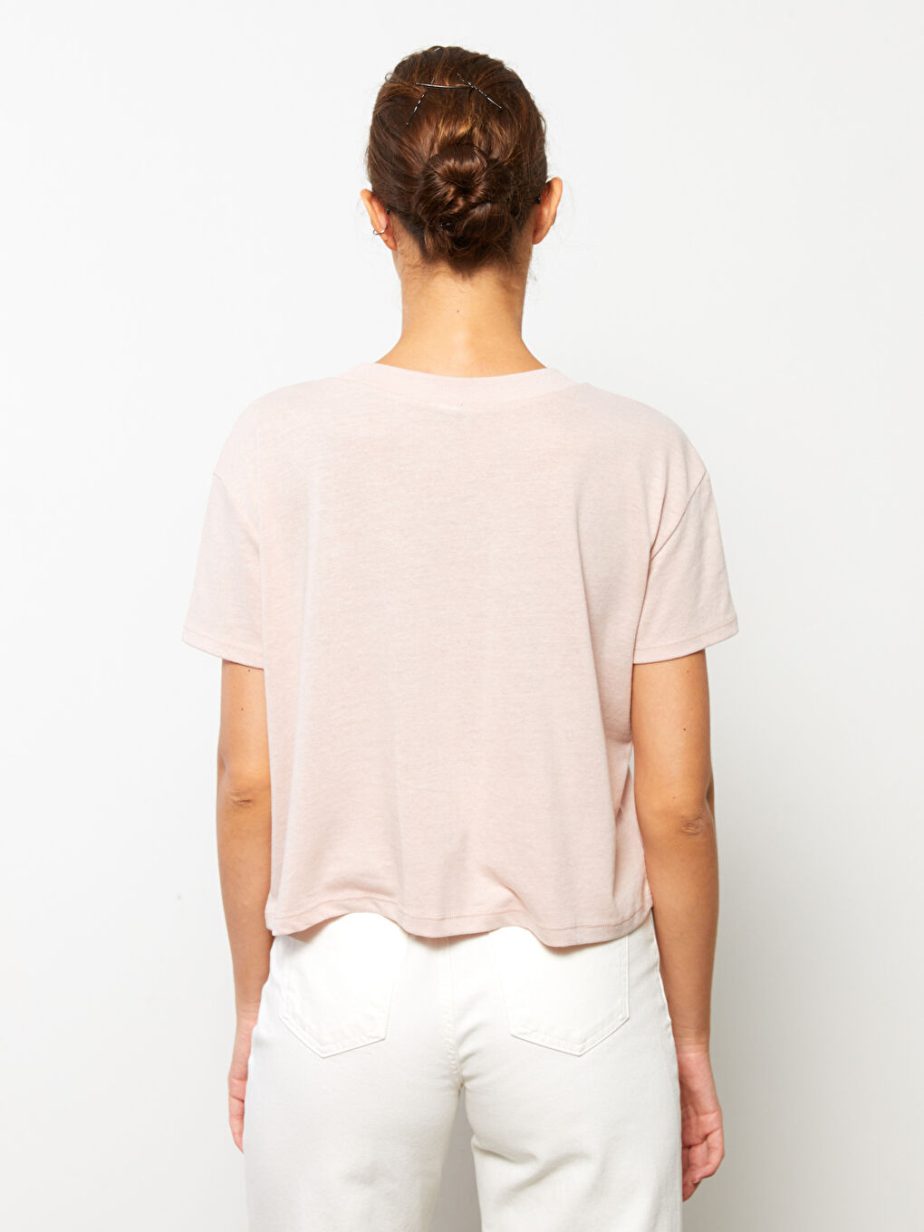 U Neck Women's T-Shirt-4