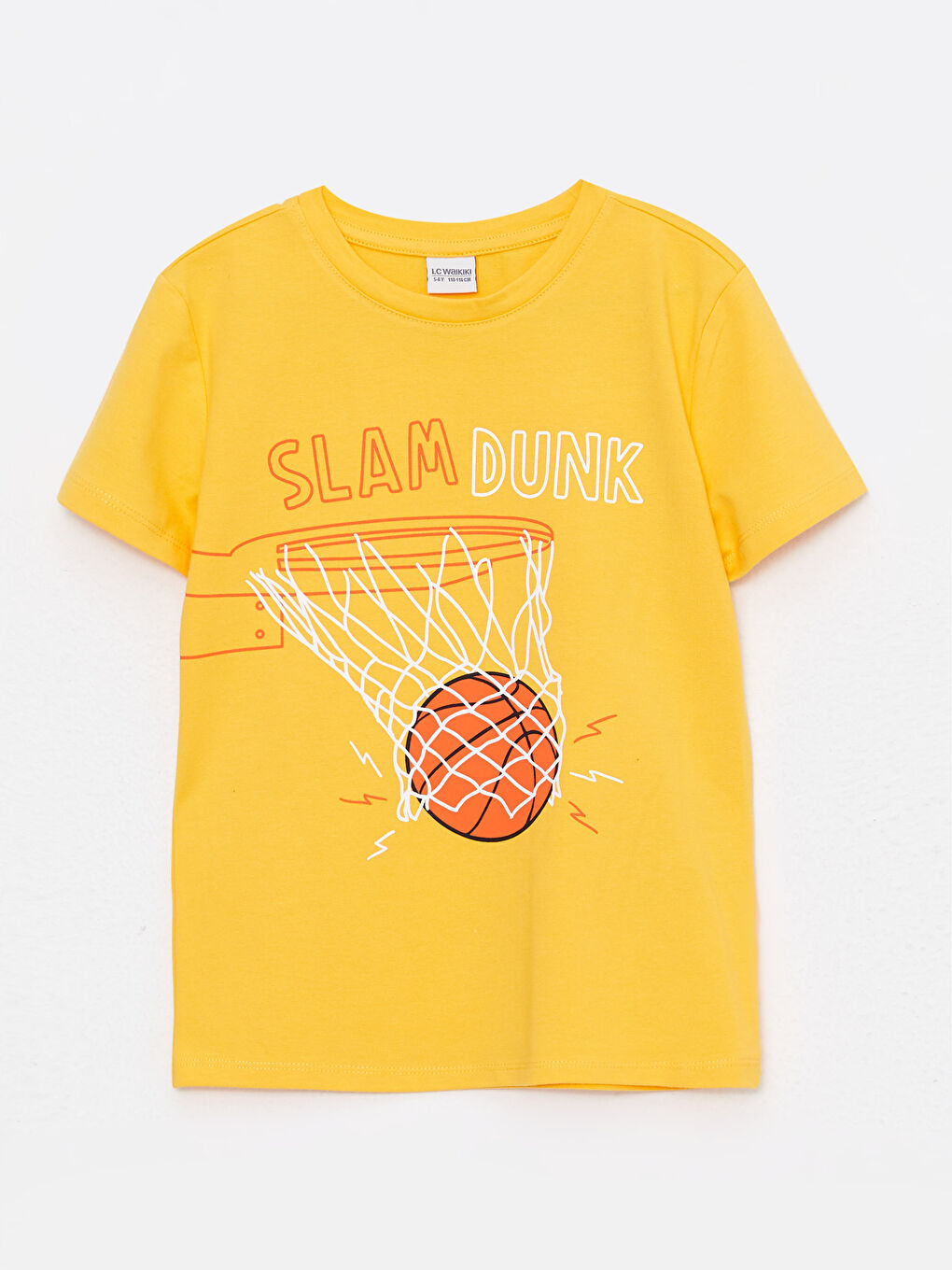 Crew Neck Printed Short Sleeve Cotton Boy T-shirt