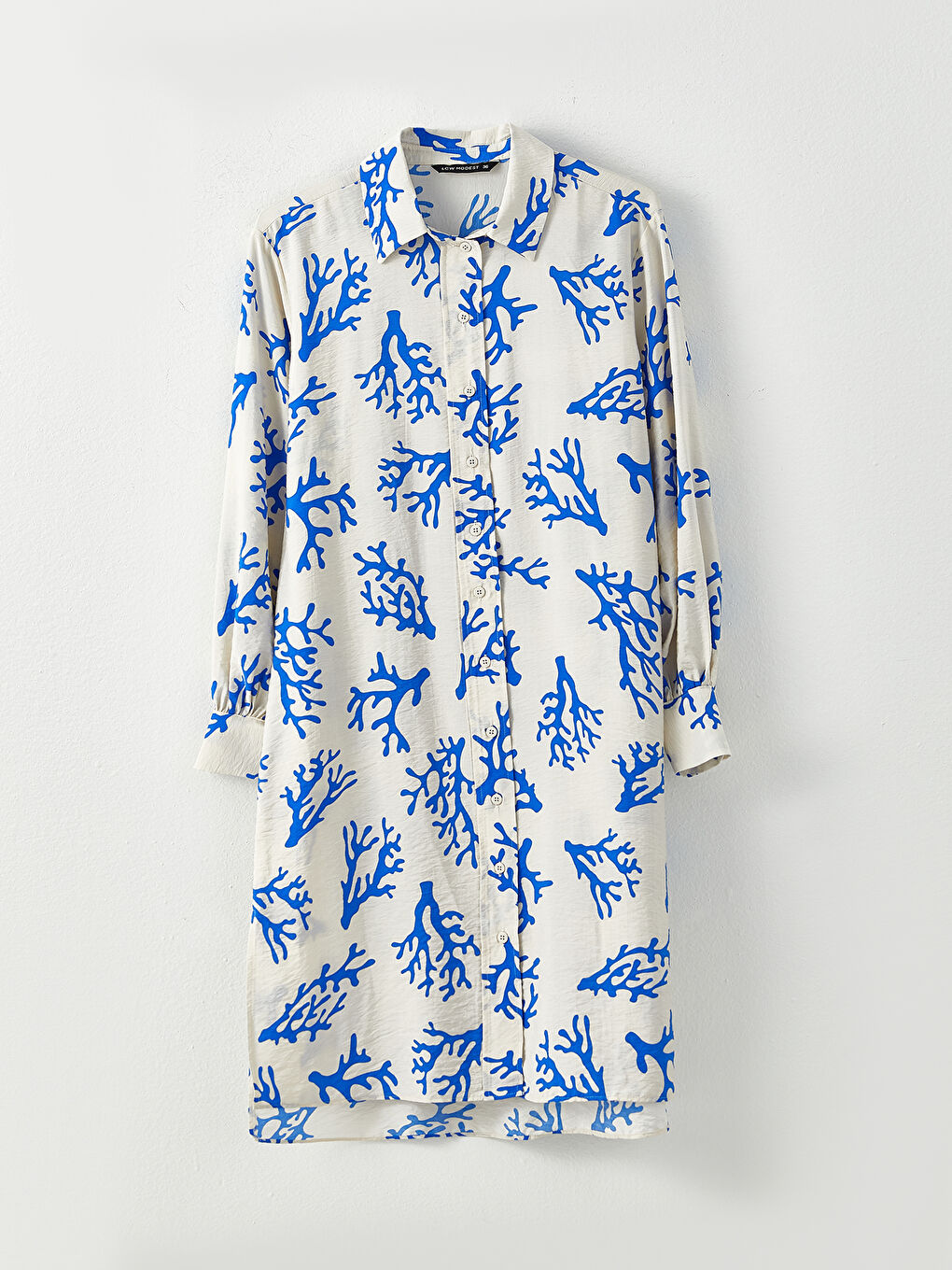 Patterned Women's Shirt Tunic-5