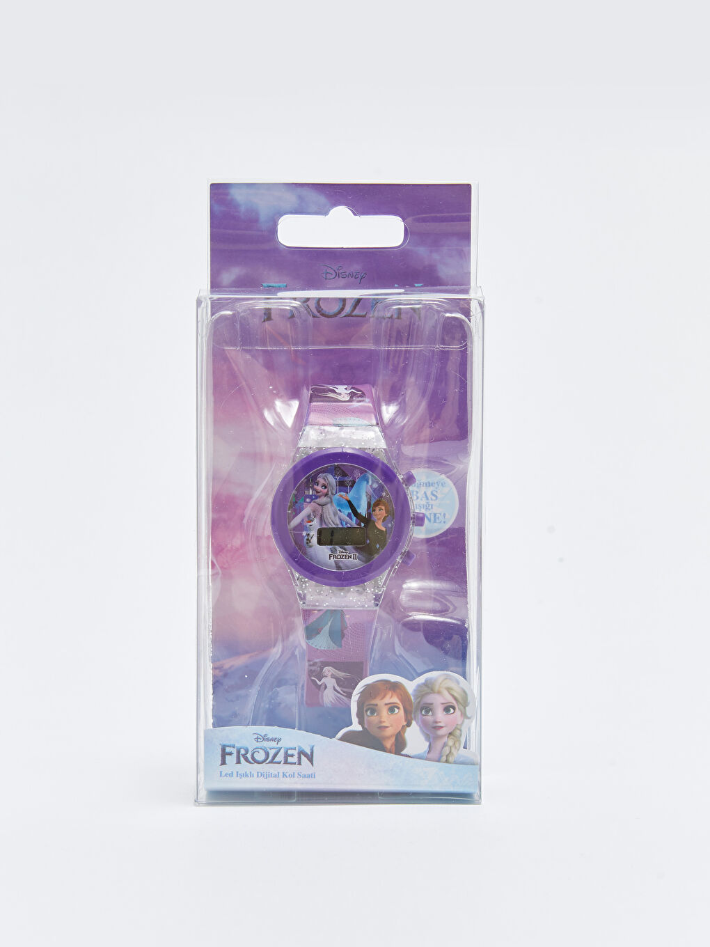 Karışık Frozen Lisanslı Işıklı Kız Çocuk Dijital Kol Saati