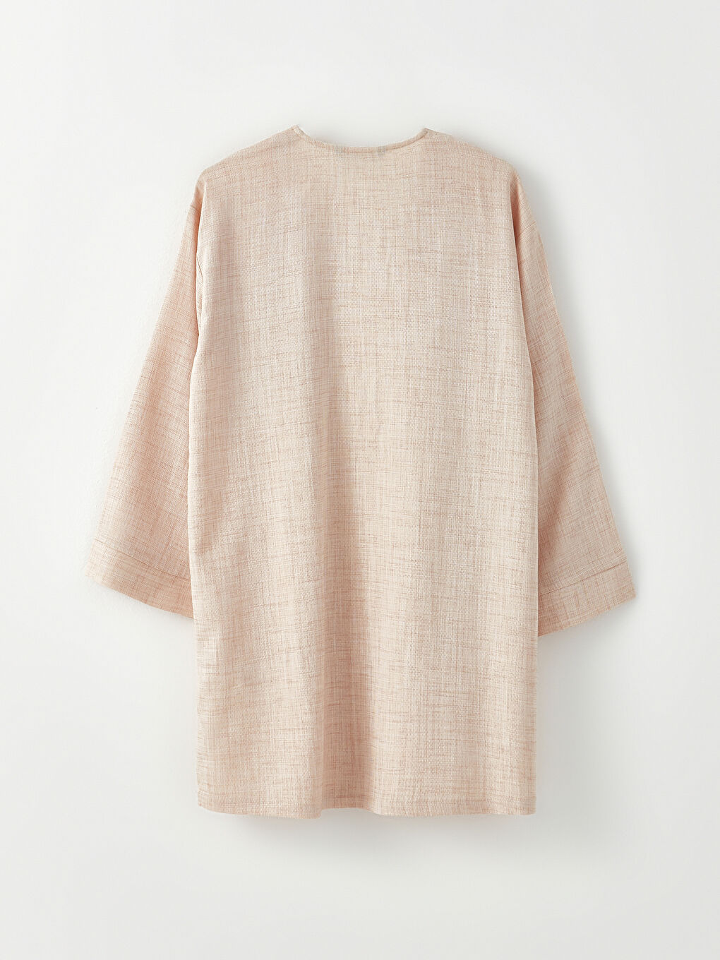 Bej Şal Yaka Kadın Kimono-6