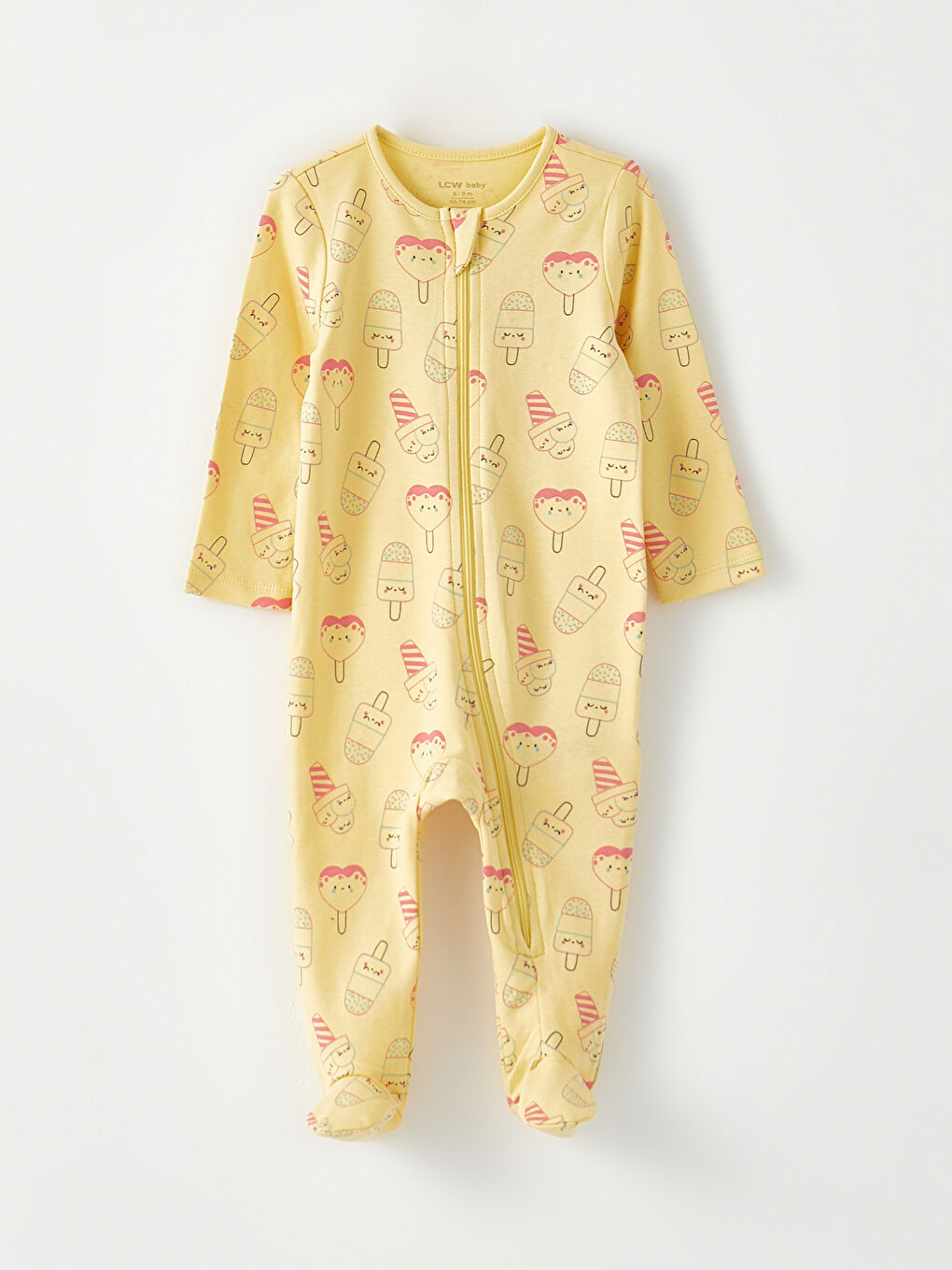 Crew Neck Printed Baby Girls' 3-Pack Set-3