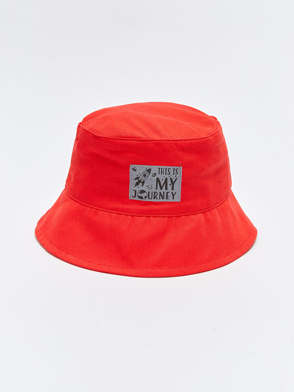 Kırmızı Etiket Baskılı Erkek Çocuk Bucket Şapka