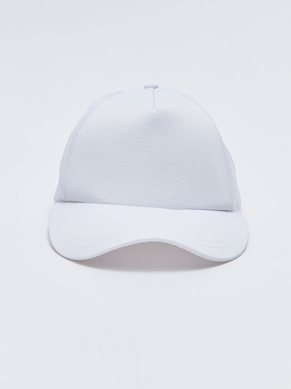 Beyaz Düz Erkek Kep Şapka-1