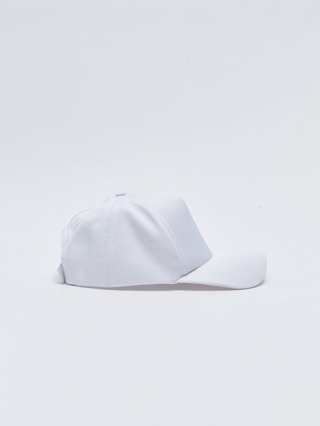Beyaz Düz Erkek Kep Şapka-2