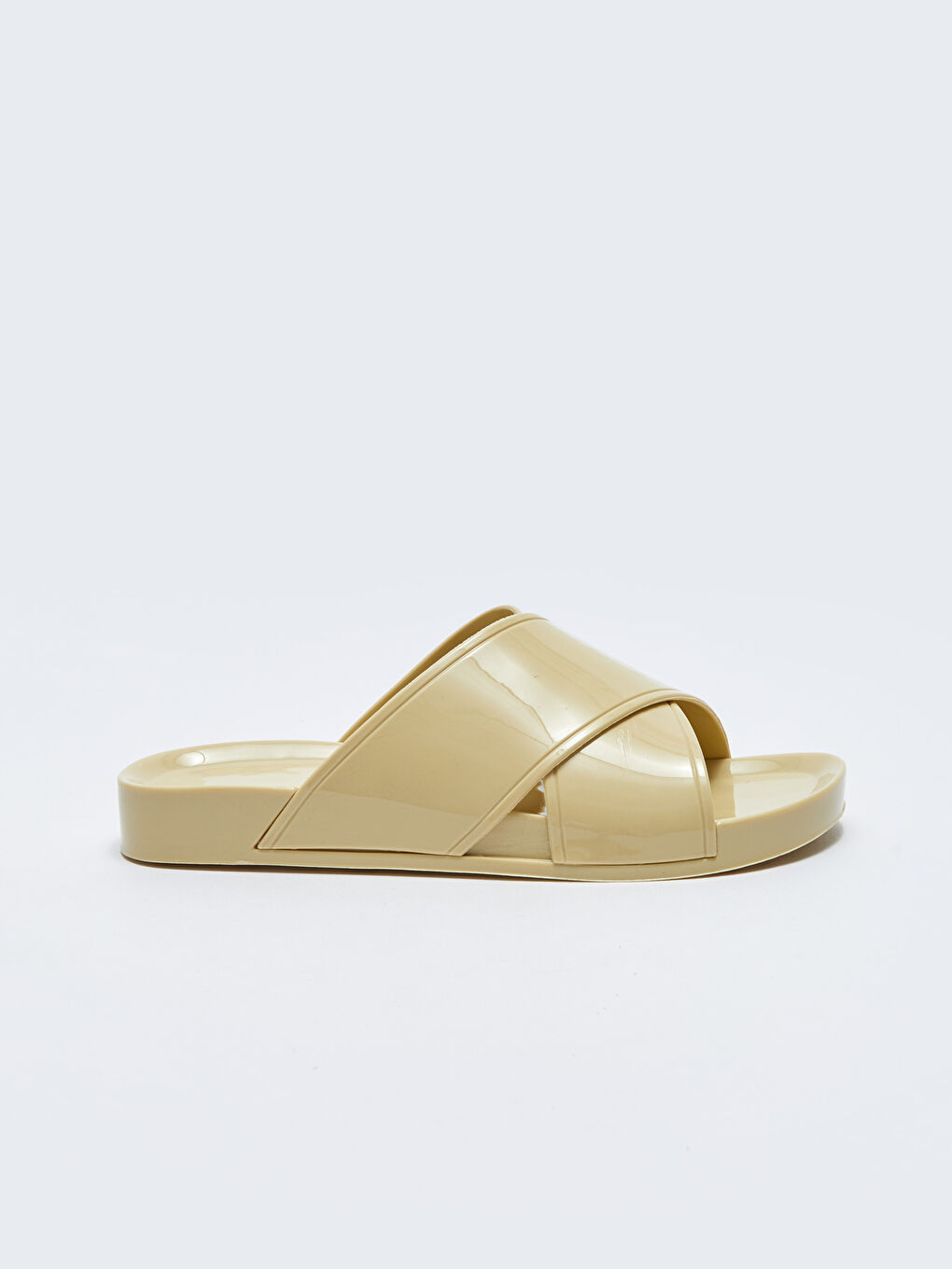 ბრტყელი ჯვარედინი ზოლის ქალებისთვის ჩუსტები-1