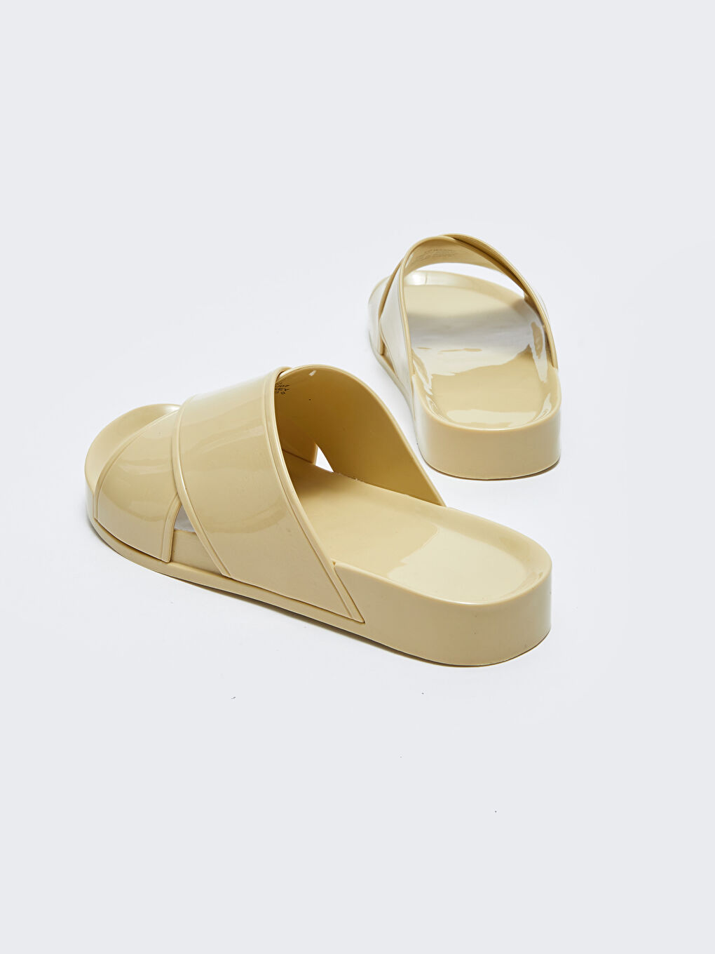 ბრტყელი ჯვარედინი ზოლის ქალებისთვის ჩუსტები-4