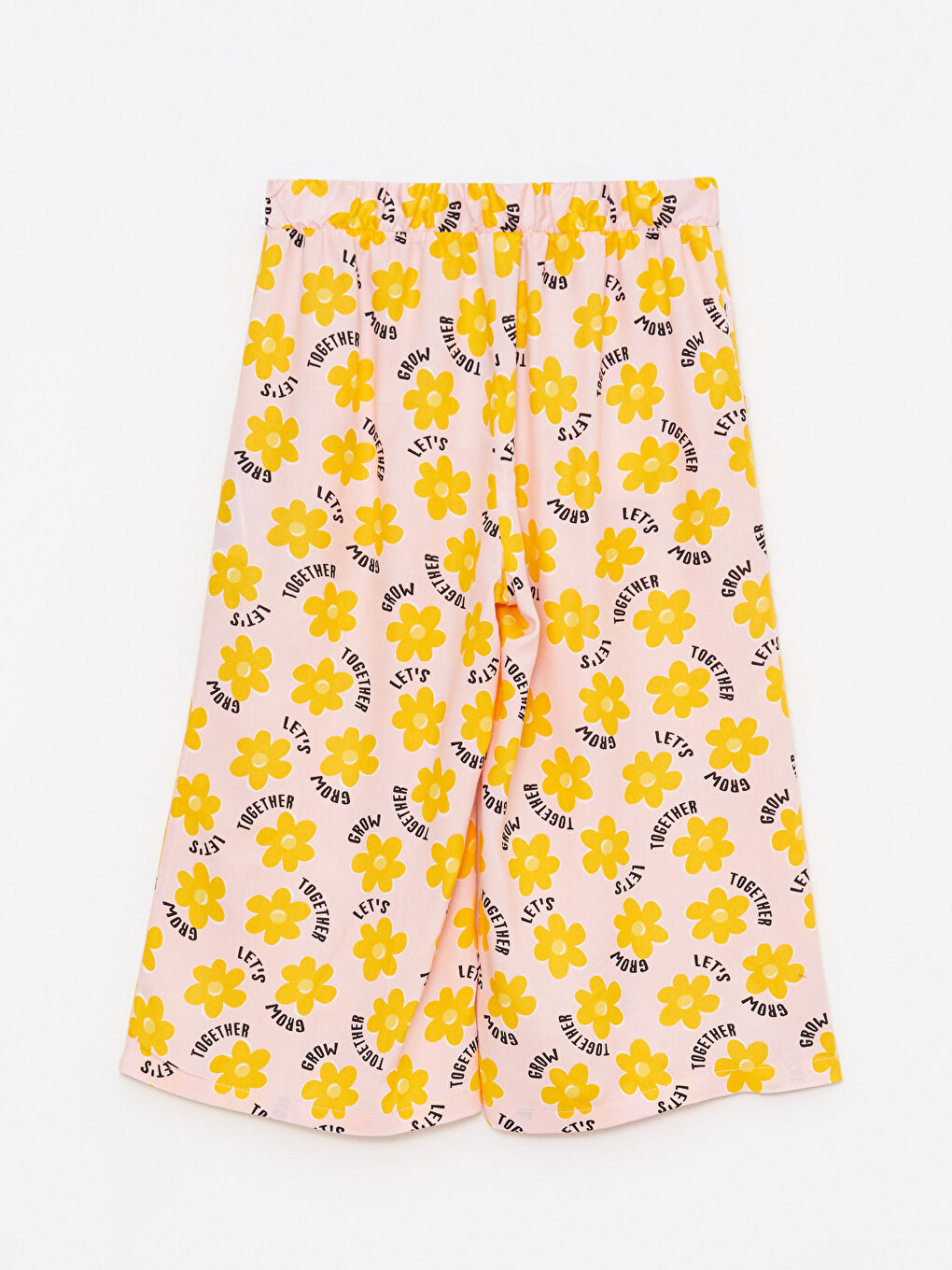 Caprihose für Mädchen mit elastischem Bund und weitem Bein aus Viskose-1