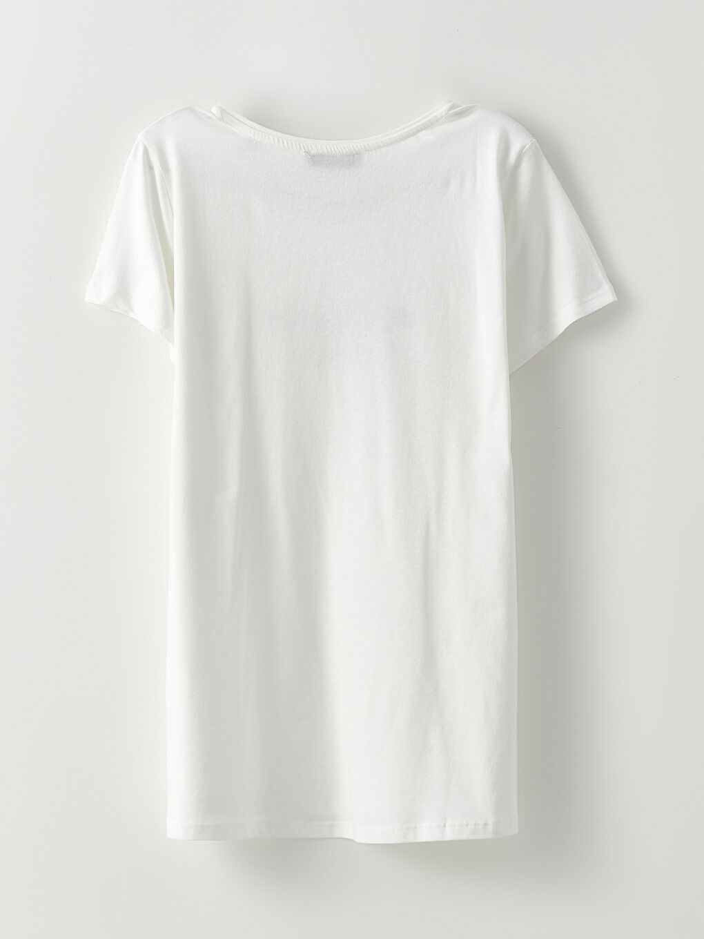 Crew Neck Printed Short Sleeve Cotton Women's T-shirt-7