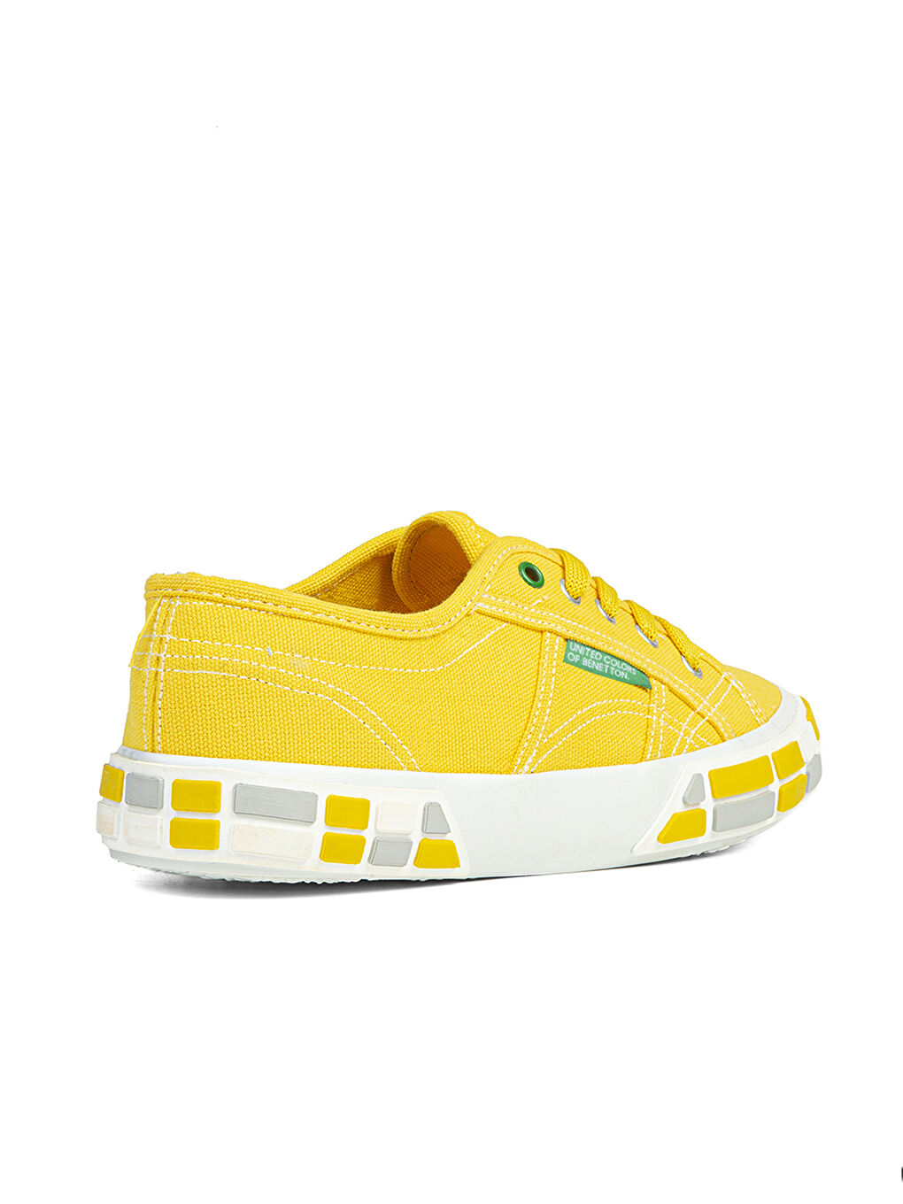 Sarı Bağcıklı Kadın Spor Ayakkabı-2