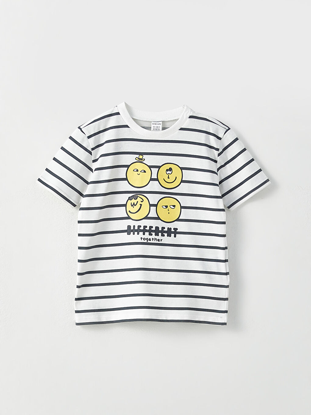 LCW baby Rundhalsausschnitt Kurzarm Bedruckt Baby Jungen T-Shirt und Shorts 2er-Pack Set -S2N139Z1-LFY
