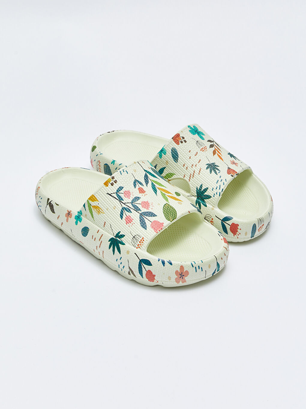Printed Single-Strap Women's Slippers