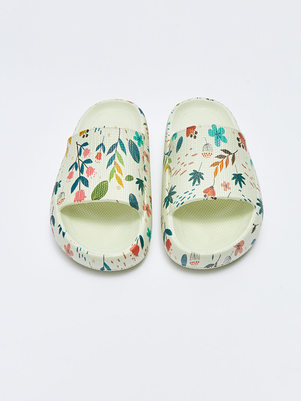 Printed Single-Strap Women's Slippers-2