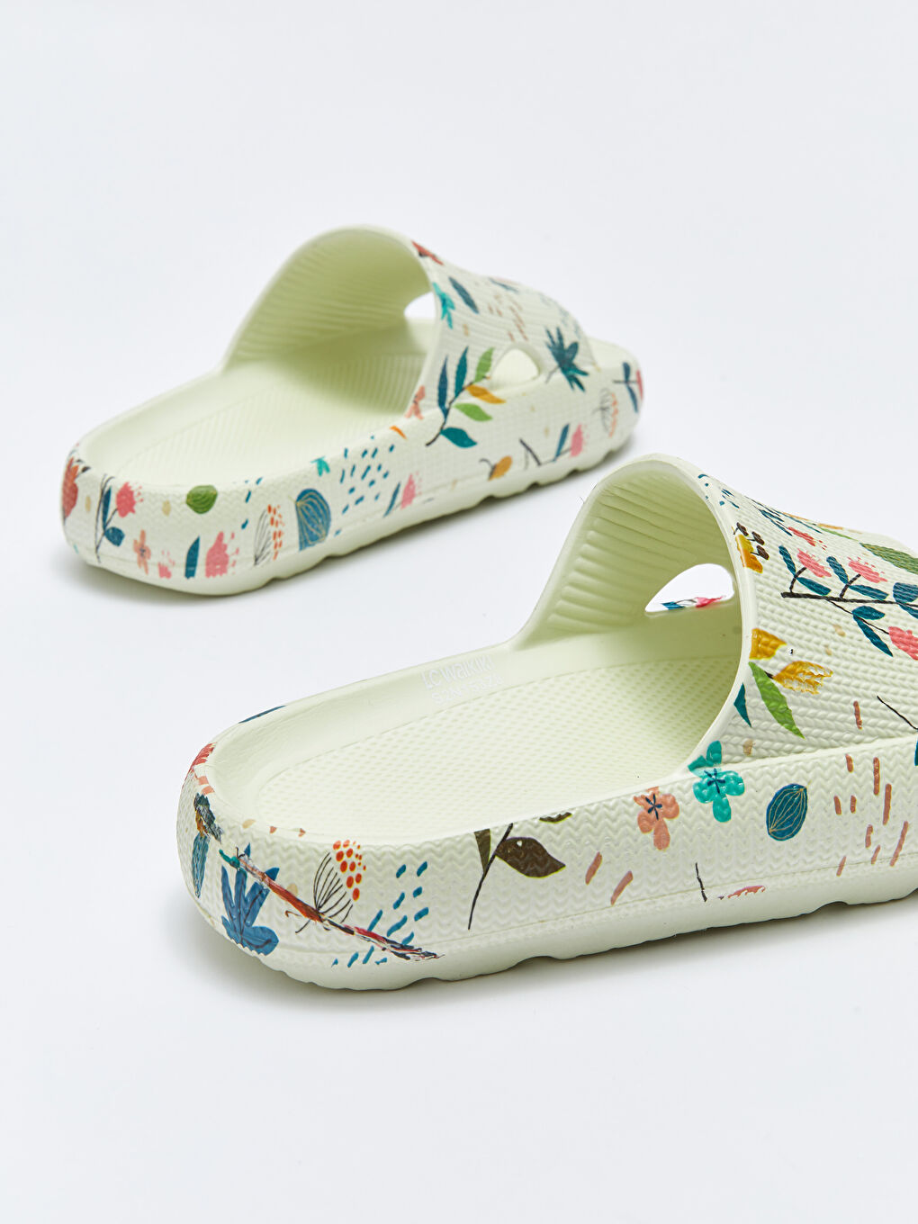 Printed Single-Strap Women's Slippers-4