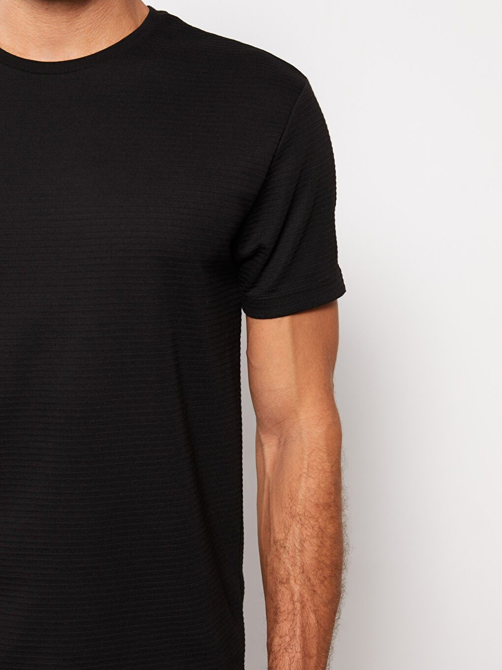 Crew Neck Short Sleeve Men's T-Shirt-3