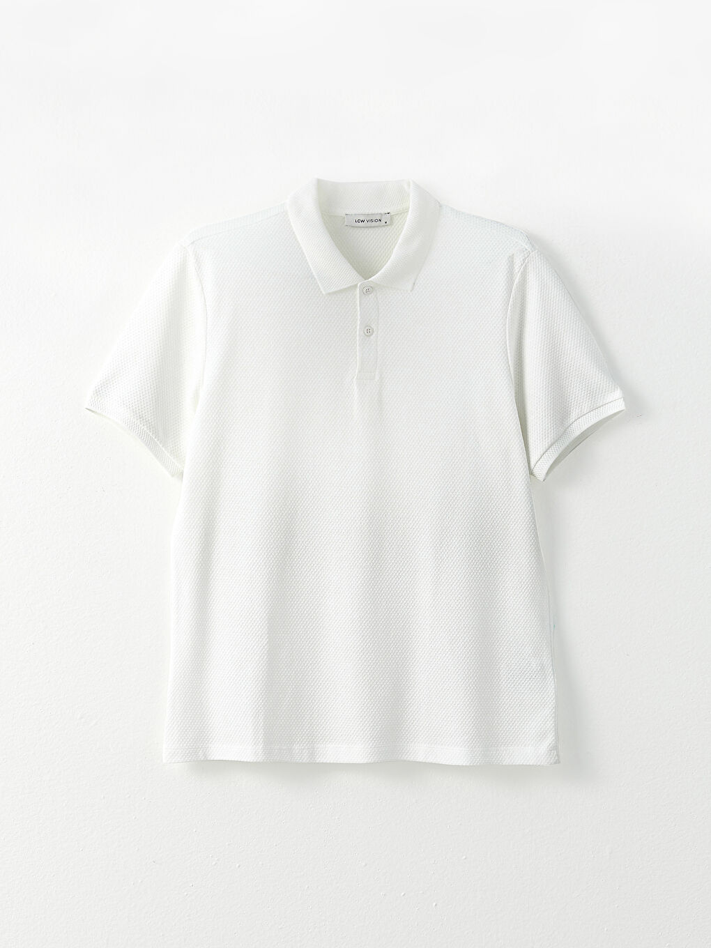 Polo Neck Short Sleeve Men's T-Shirt-5