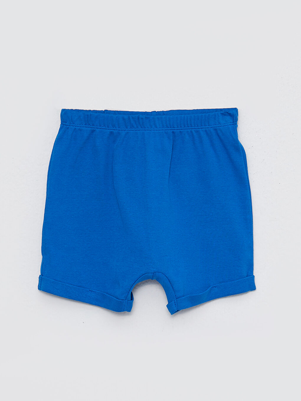 Ekru Bisiklet Yaka Kısa Kollu Baskılı Erkek Bebek Çıtçıtlı Body ve Şort 2'li Takım-2