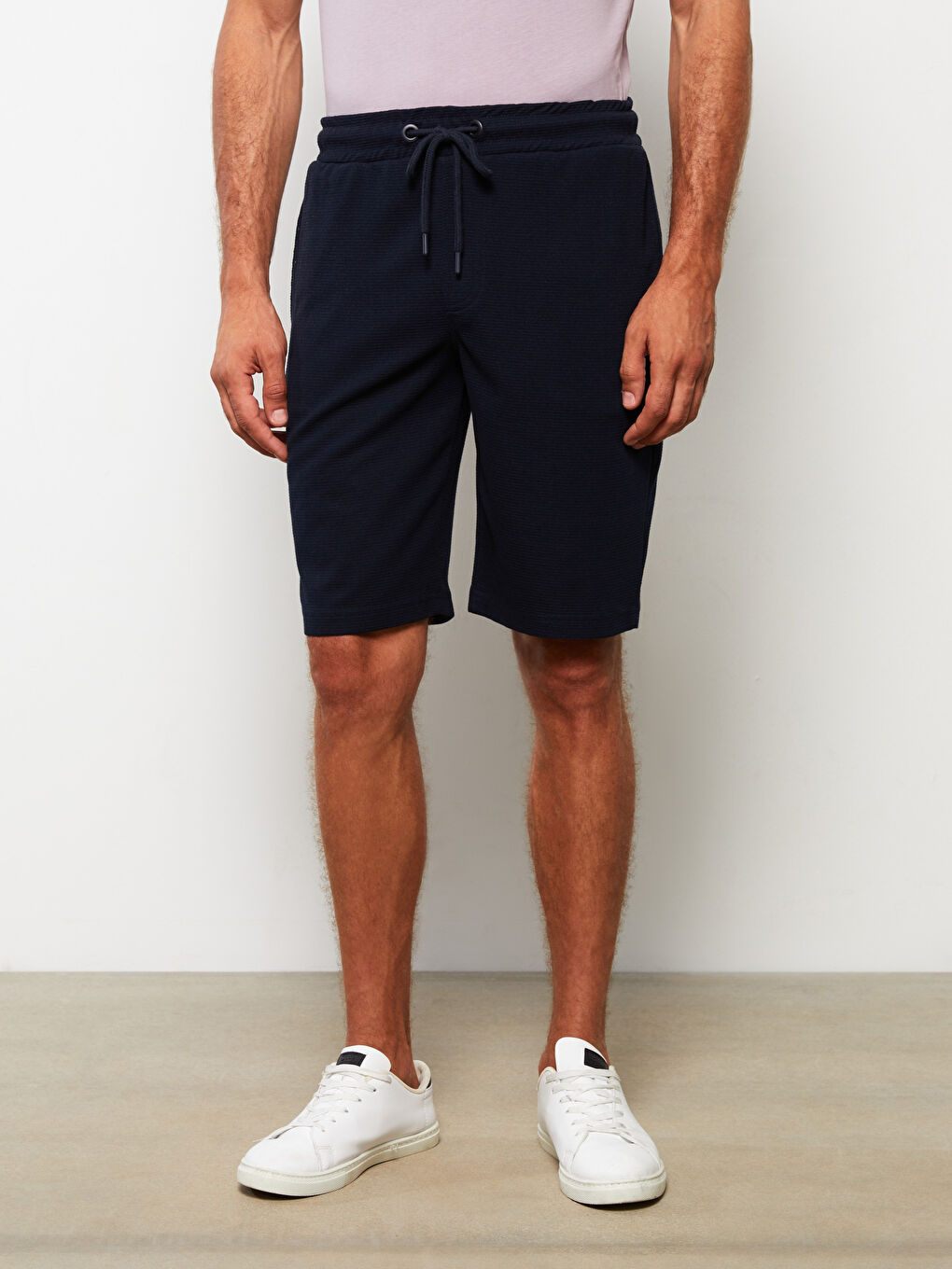 Standard Pattern Waist Elastic Men's Shorts -S2N226Z8-RFH