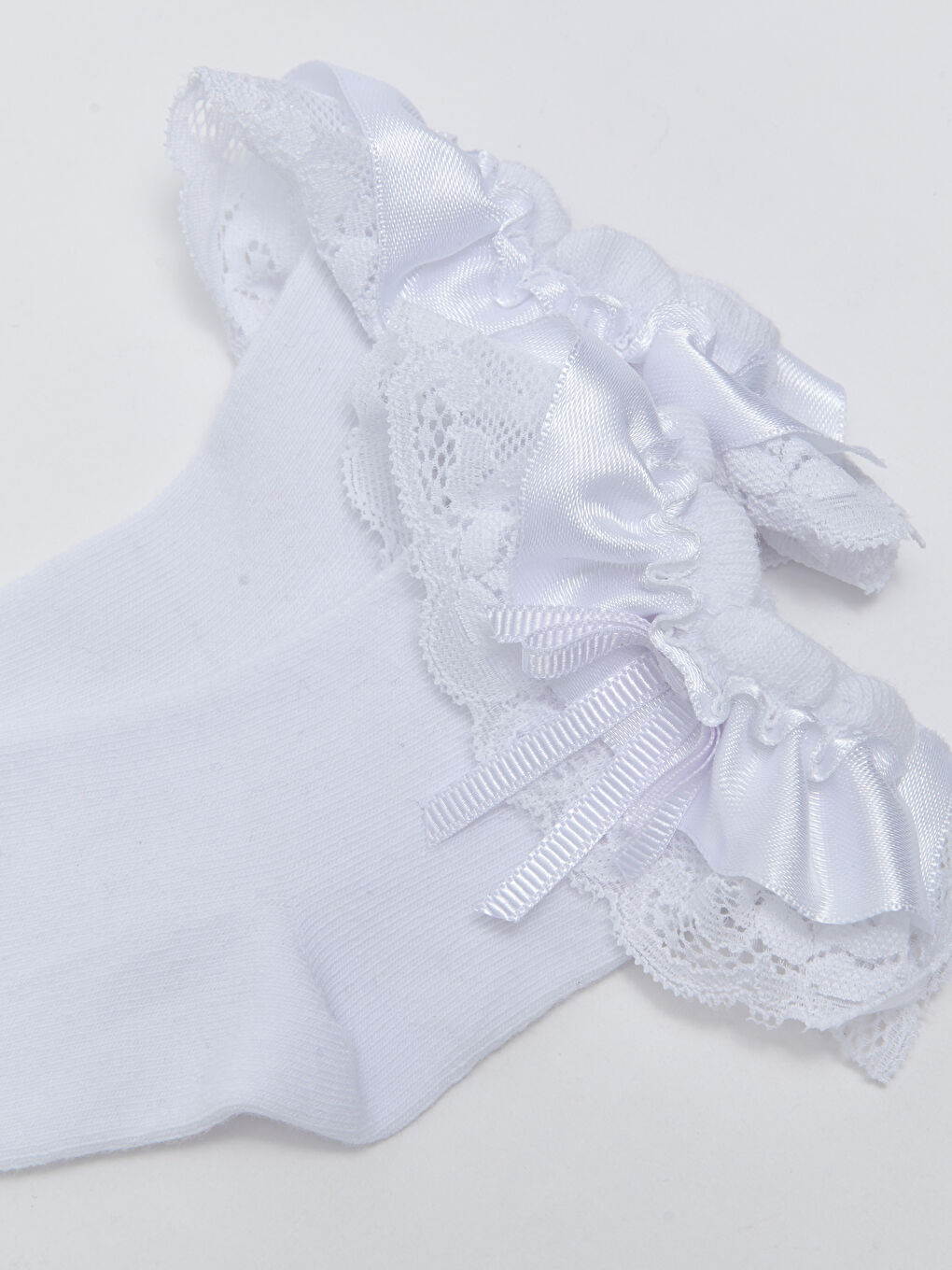 جوارب بنات رضع بتفاصيل دانتيل-2