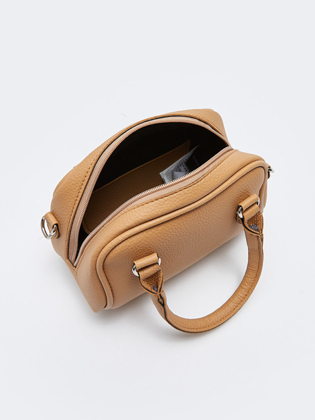 Deri Görünümlü Kadın Çapraz Çanta-2