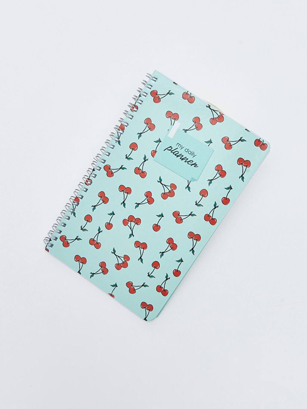 Caiet Spiralat Liniat cu Imprimeu Cireșe