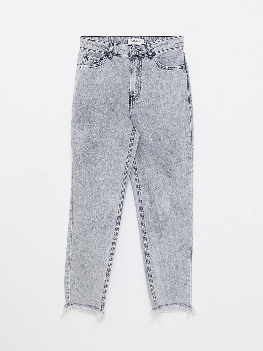 High Waist Mom Fit Women's Jeans-5