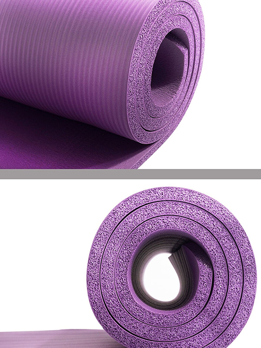 Mor Konfor Zemin Taşıma Askılı Pilates Minderi Yoga Matı 180x60 cm-1